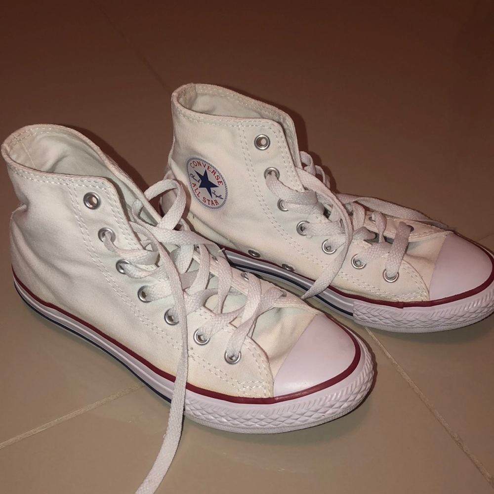 white high top converse